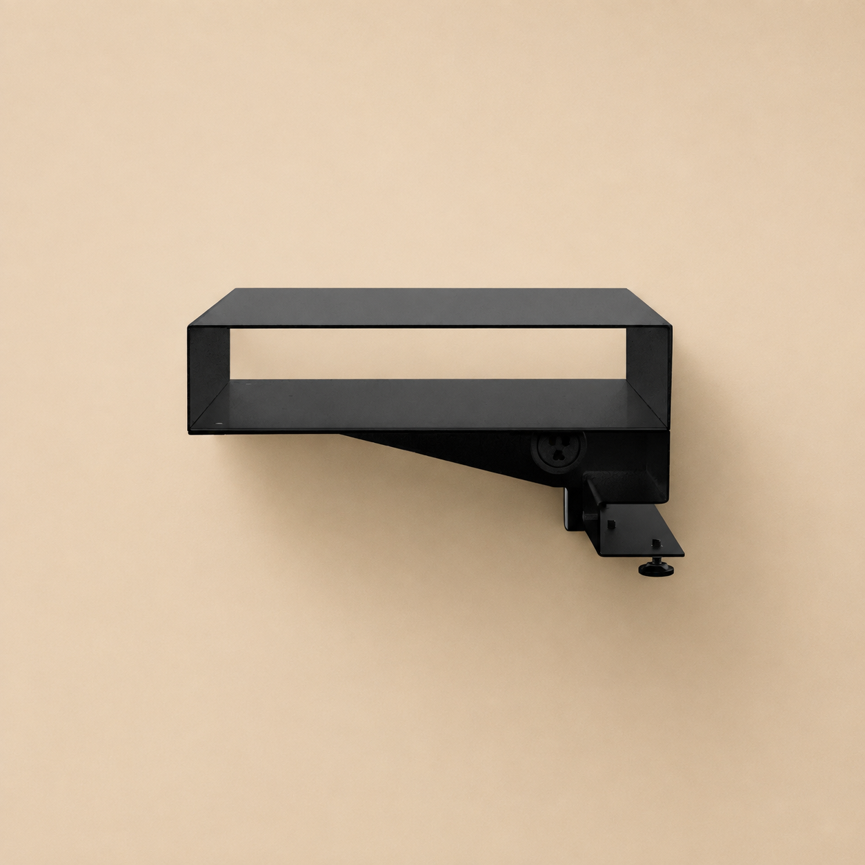 Minimalist Bedside Table with Modern Storage Design