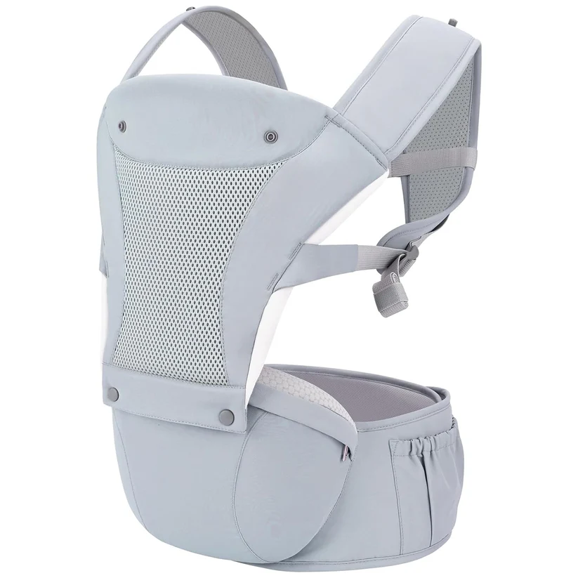 Baby Carrier with Hip Seat – All-Position Breathable Mesh