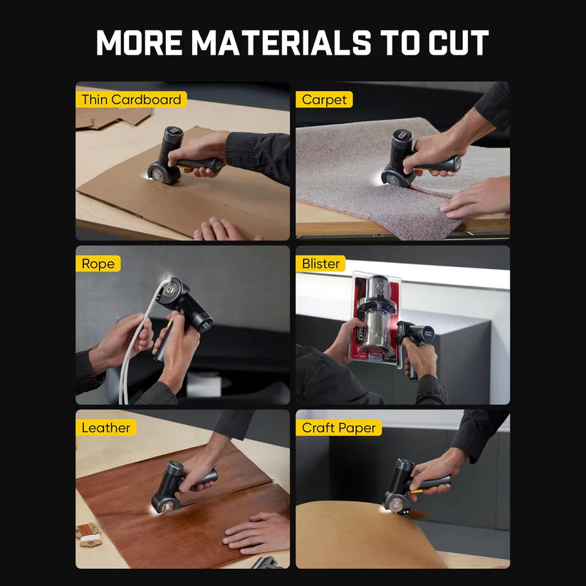 Cordless Electric Cutting Scissors with LED Display