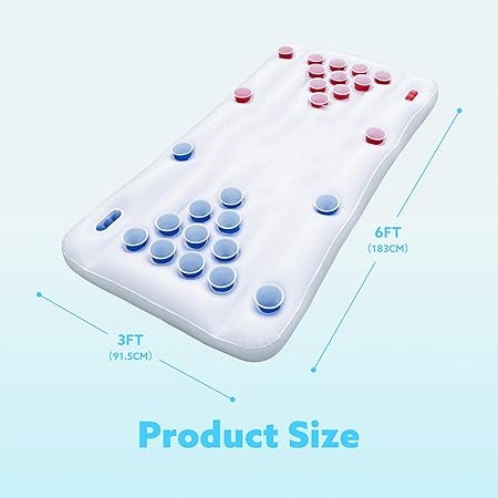 Inflatable Pool Ping Pong Table Float