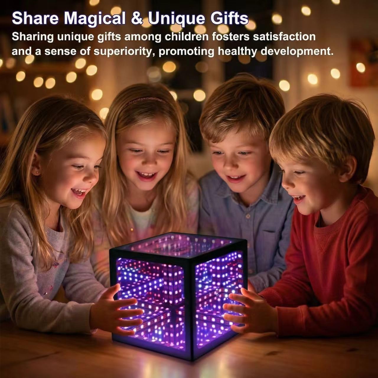 Infinity Mirror LED Table Lamp