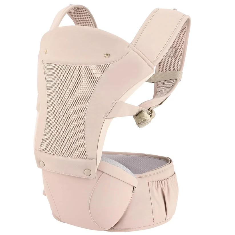 Baby Carrier with Hip Seat – All-Position Breathable Mesh