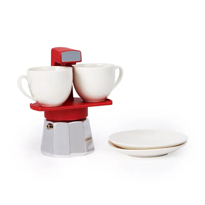 Dual Cup Italian Stove Top Espresso Maker Set