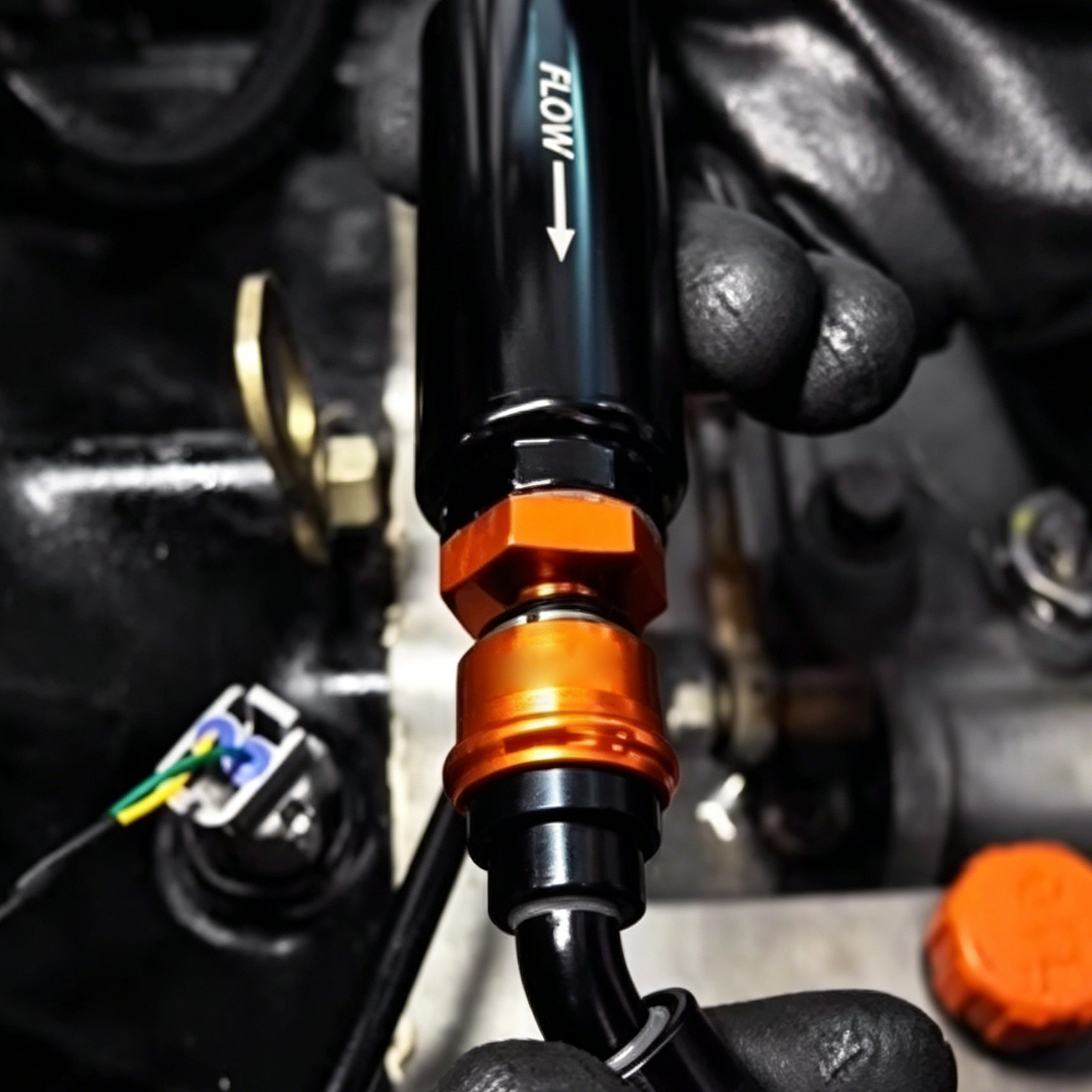 Radiator quick release connector