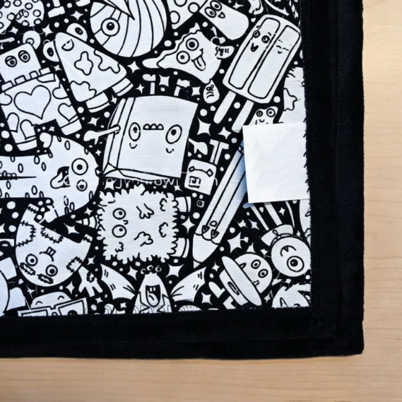 Creative Colorable Cotton Canvas Blanket