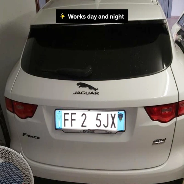 Custom-Cut License Plate Nanofilm