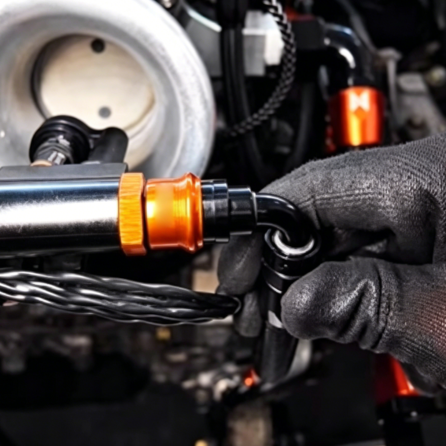 Radiator quick release connector