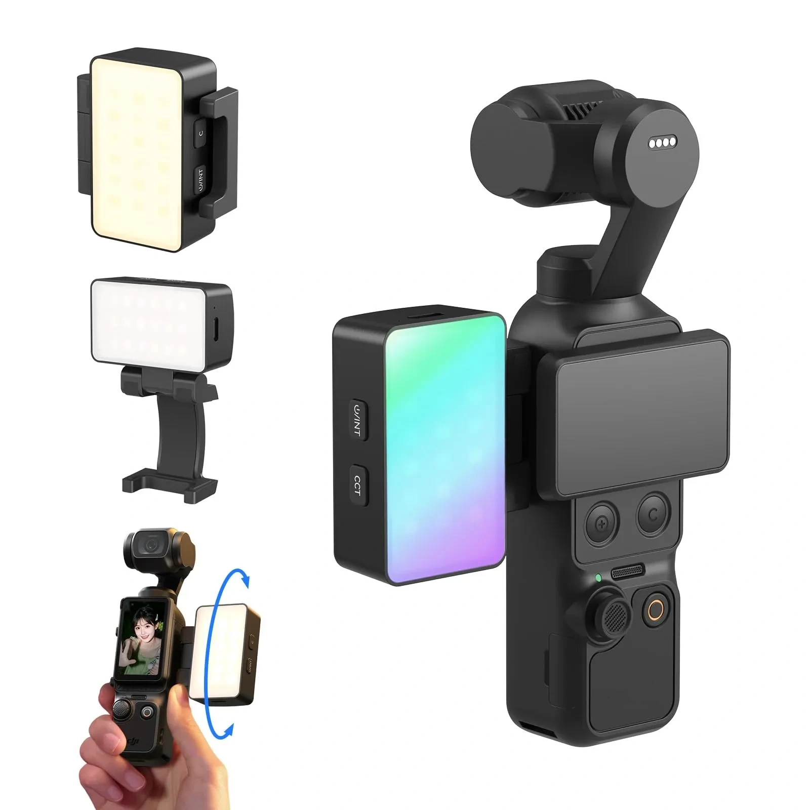 Compact RGBWW LED Video Light