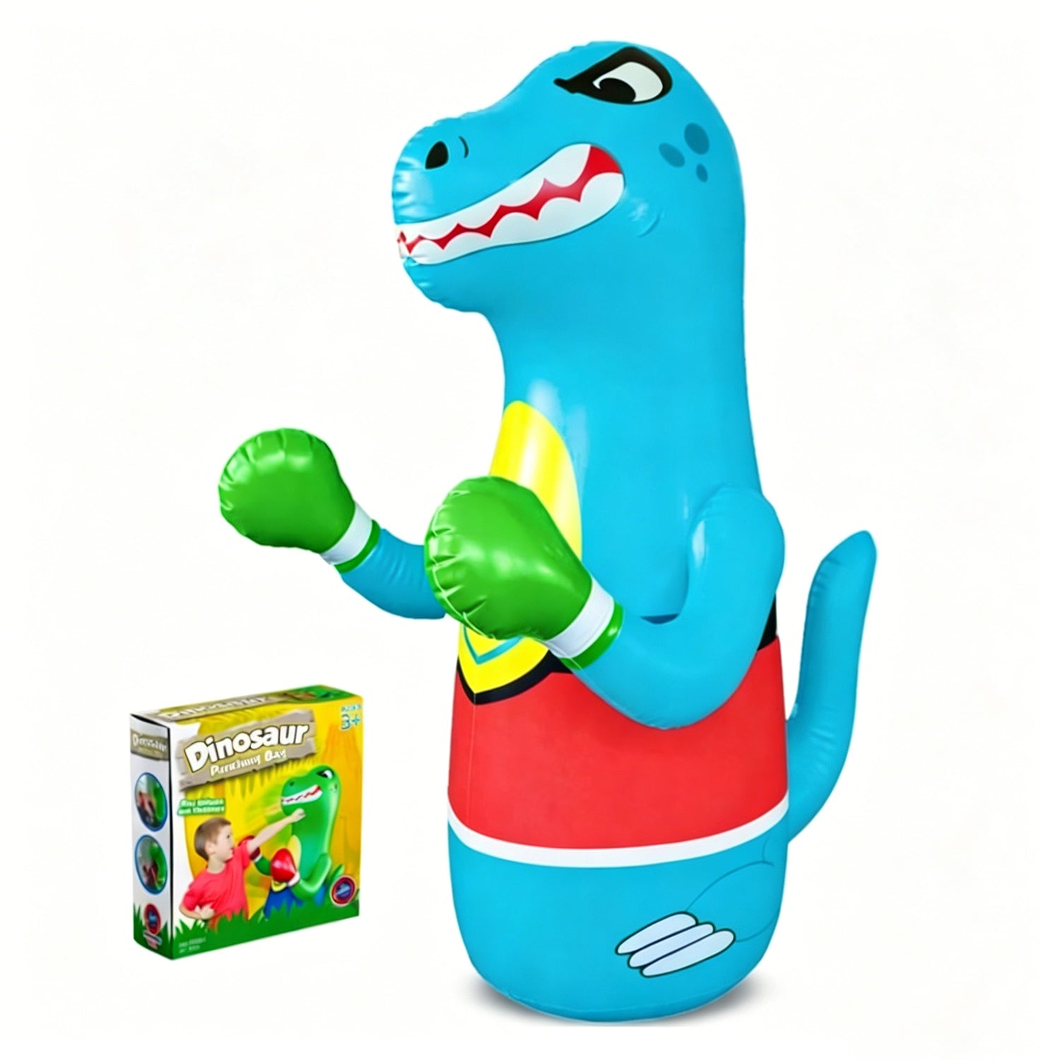 Children's inflatable dinosaur boxing bag