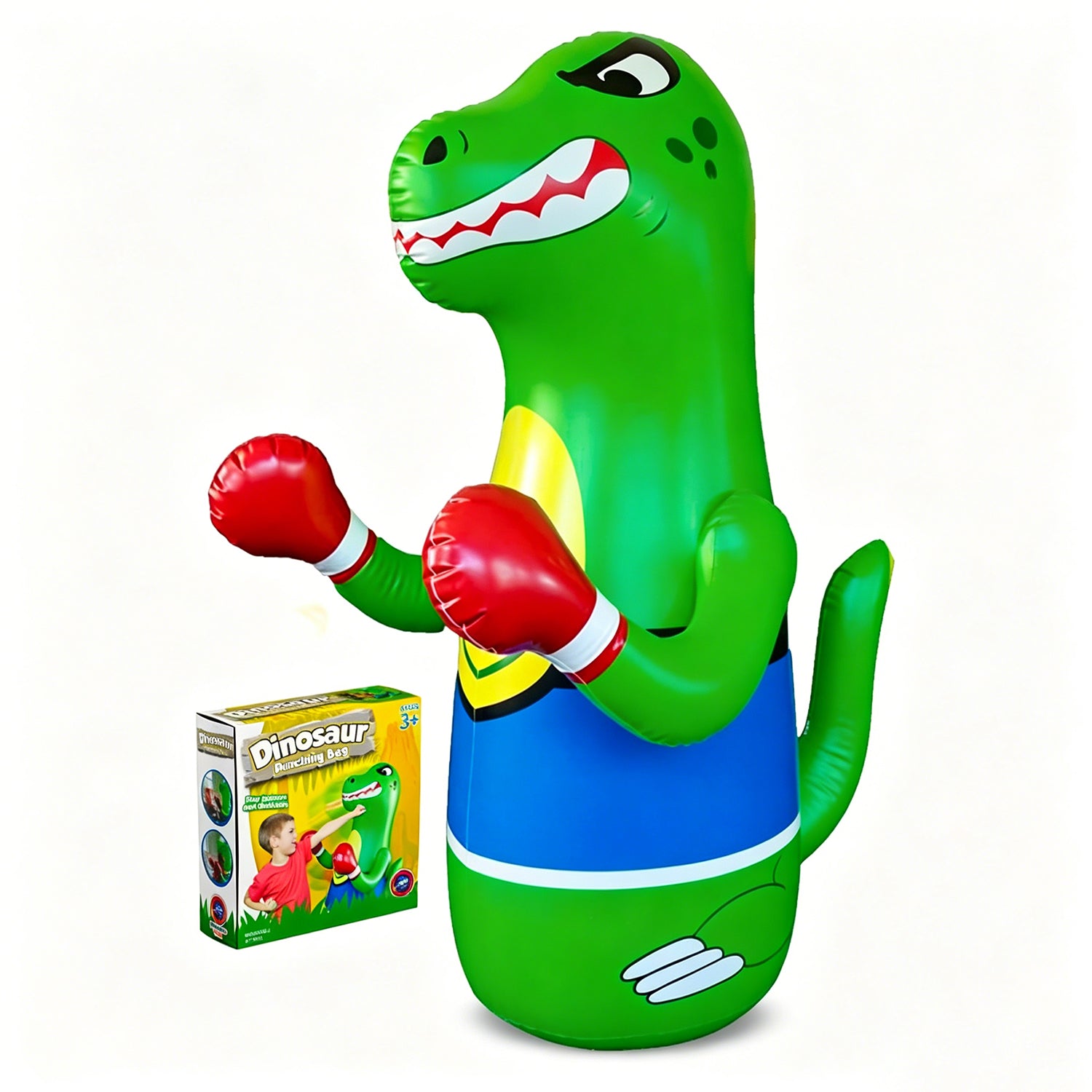 Children's inflatable dinosaur boxing bag