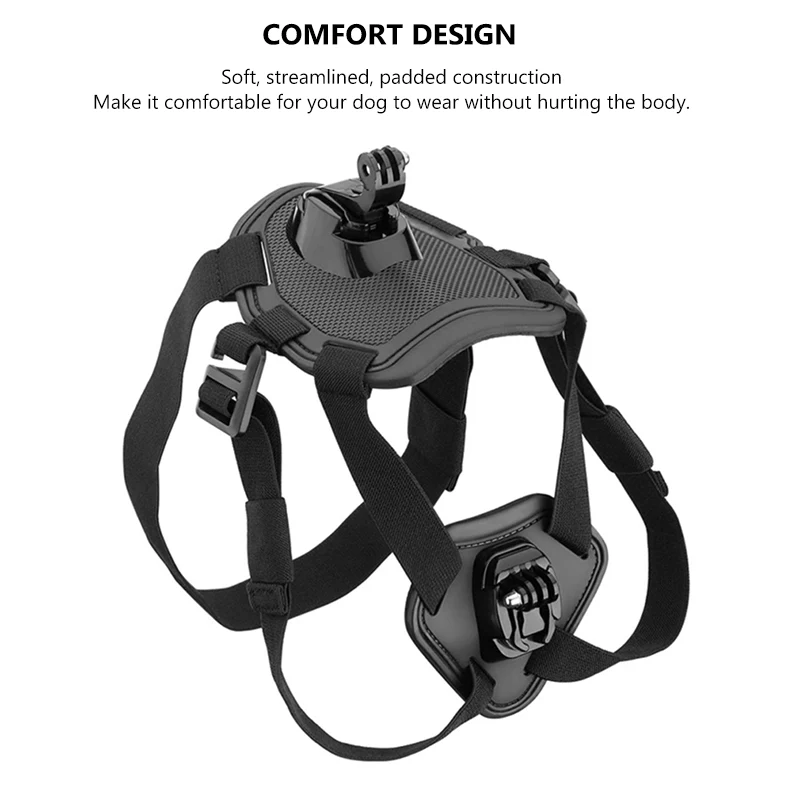 Adjustable Dog Camera Harness Mount