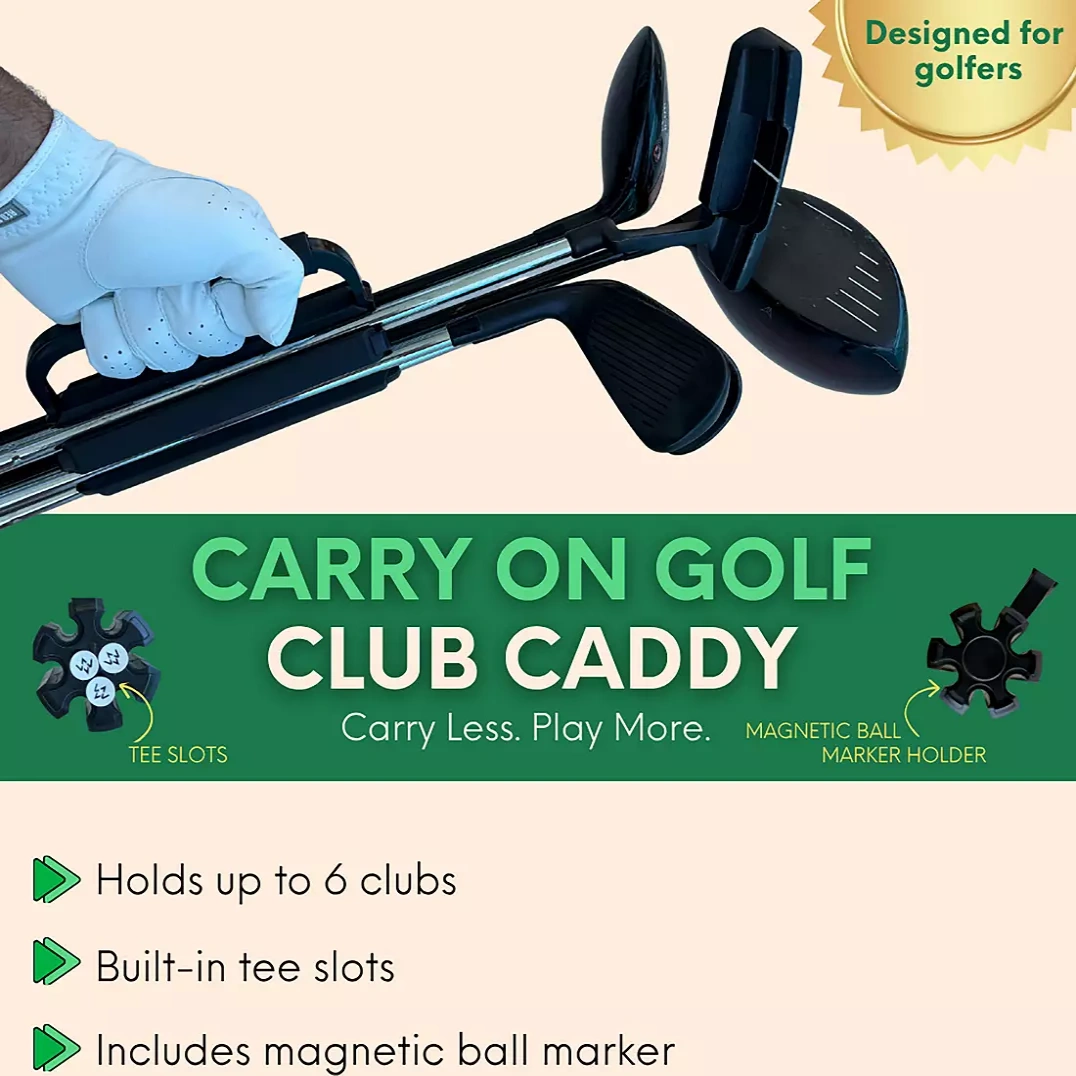 Portable Golf Club Caddy Carrier