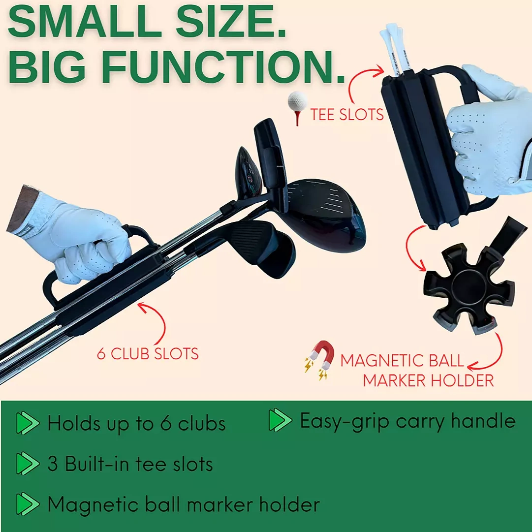Portable Golf Club Caddy Carrier