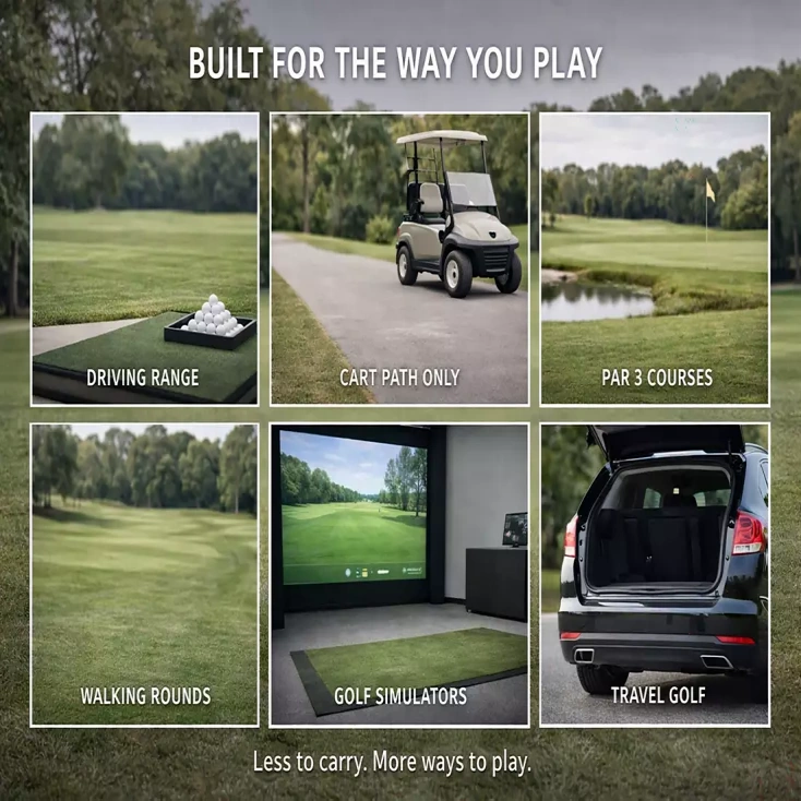 Portable Golf Club Caddy Carrier