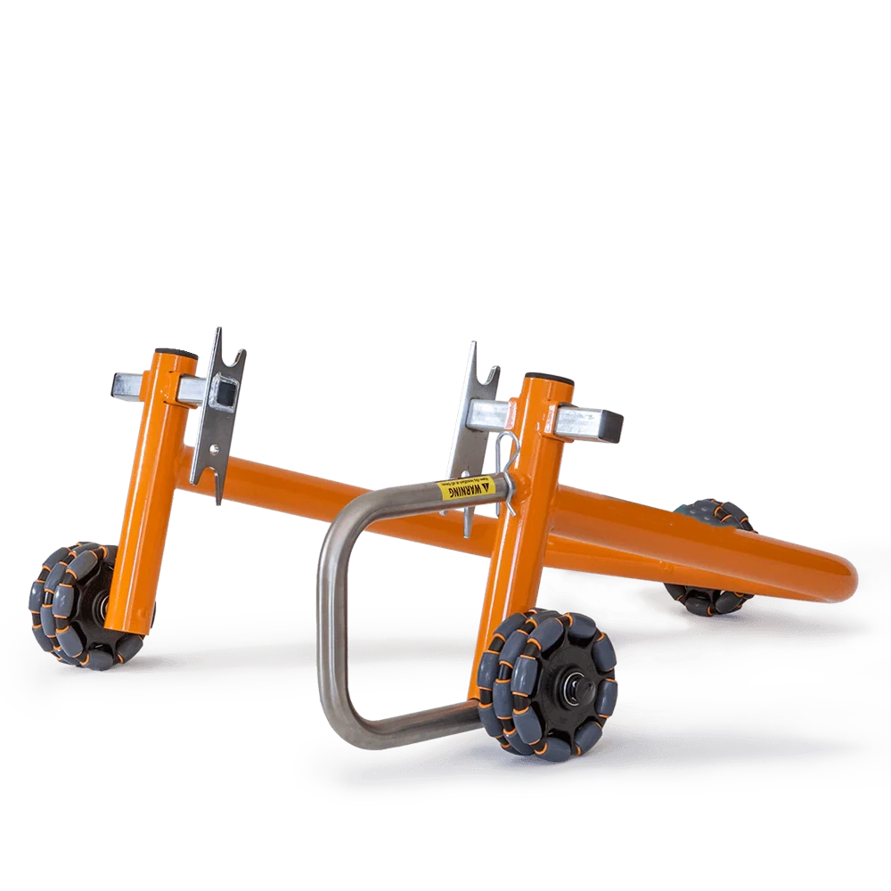 Heavy-Duty Motorcycle Front & Rear Mobile Stand Set