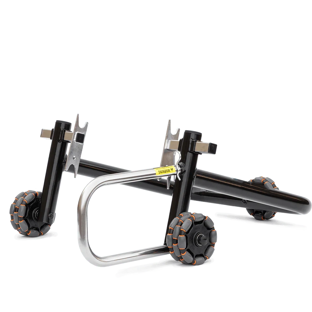 Heavy-Duty Motorcycle Front & Rear Mobile Stand Set