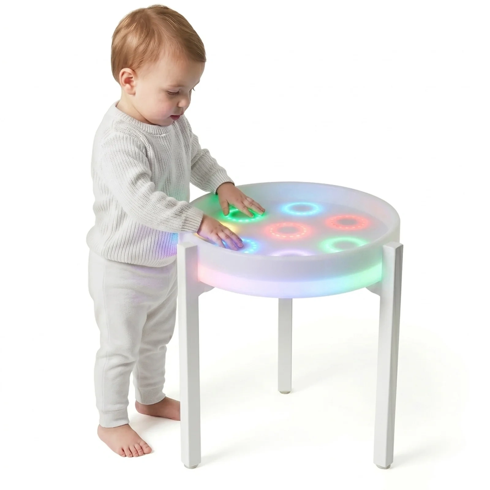 Glow-in-the-dark table set