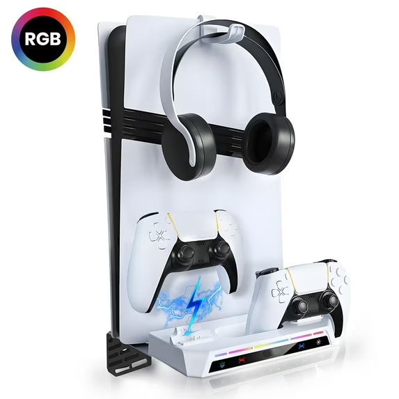 Gaming Console Cooling & Charging Stand