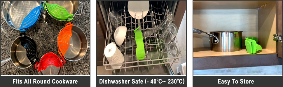 Silicone strainer