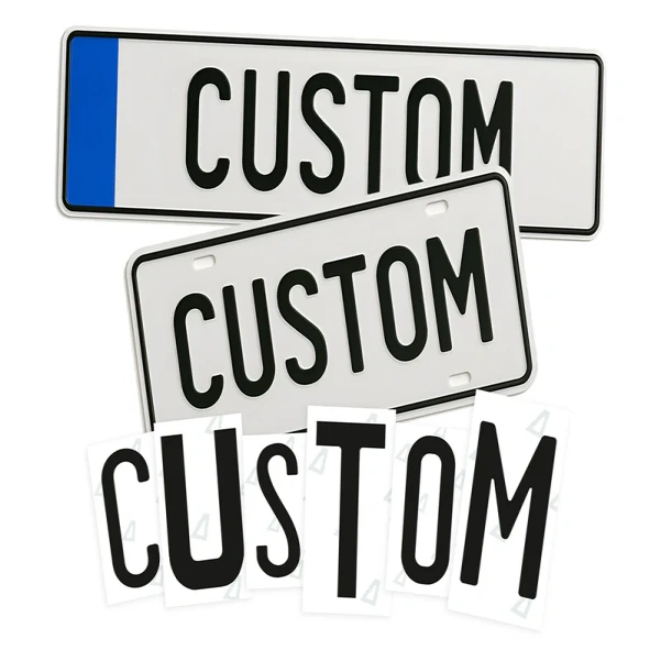 Custom-Cut License Plate Nanofilm