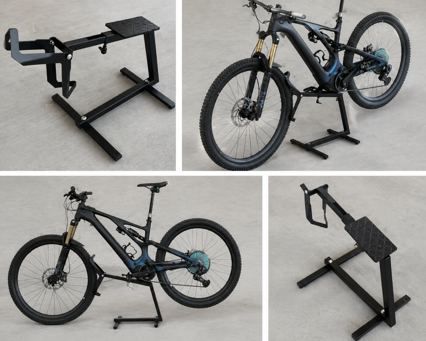 Universal Bicycle Parking Stand with Maintenance Support