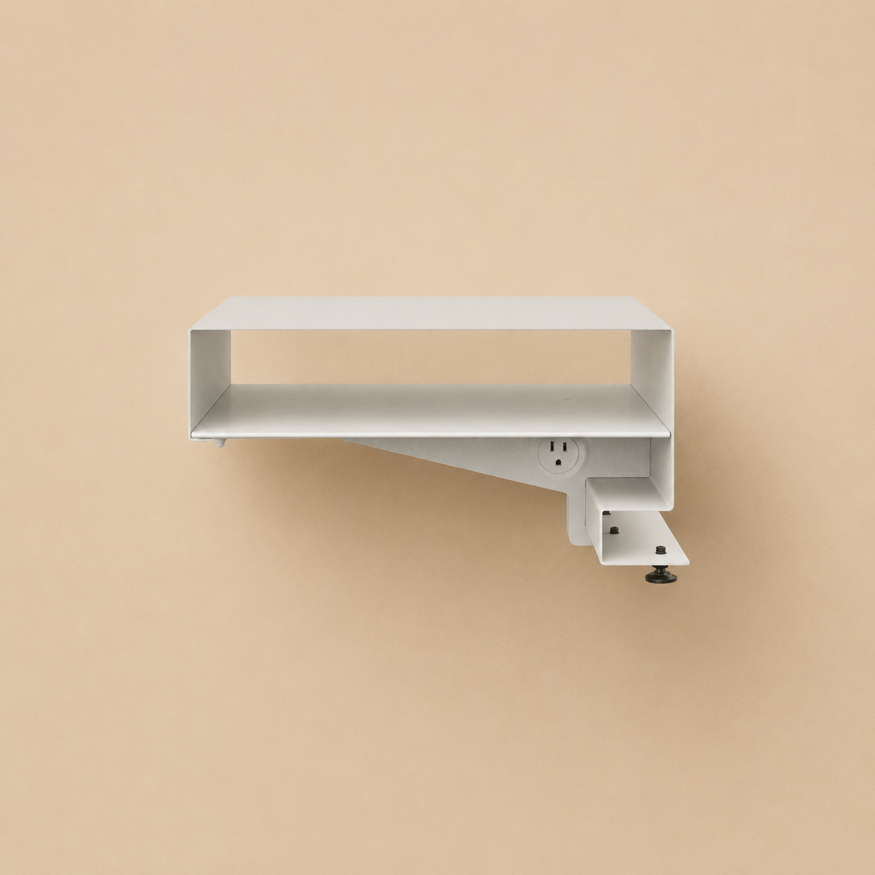 Minimalist Bedside Table with Modern Storage Design
