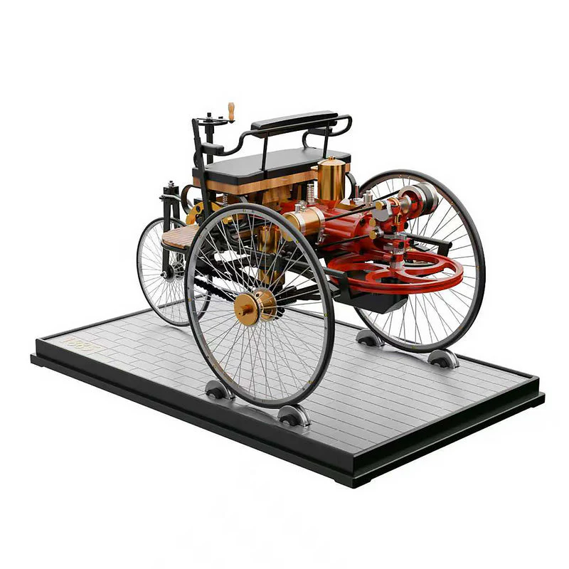 DIY Vintage Metal Tricycle Model Kit
