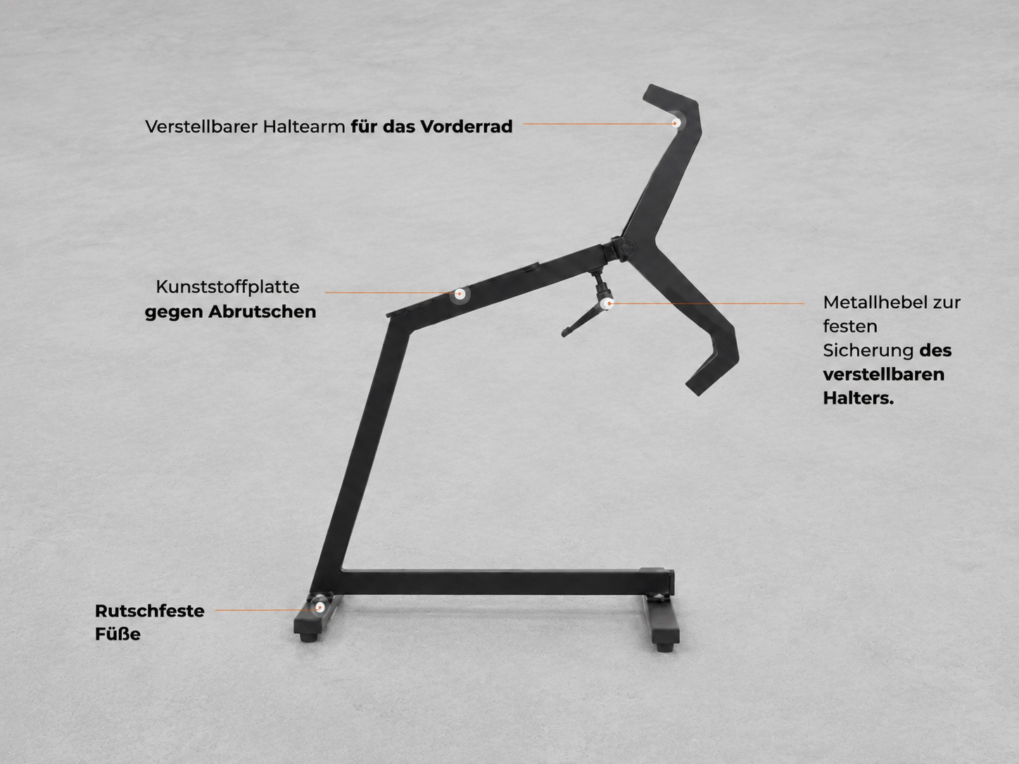 Universal Bicycle Parking Stand with Maintenance Support