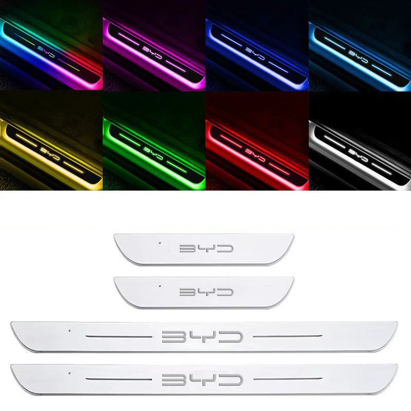 Universal Acrylic Car LED Welcome Door Sill Lights