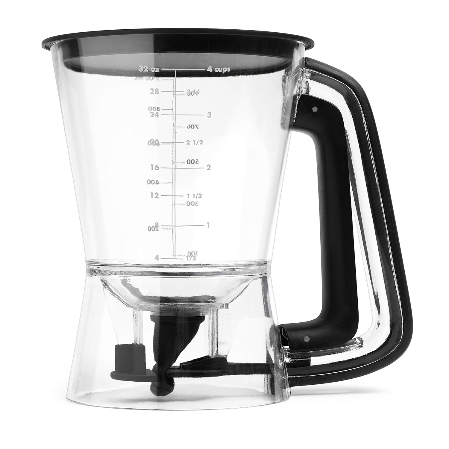 Precision Batter Dispenser & Mixing Bowl – Leak-Free, Easy-Squeeze, for Pancakes & Cupcakes