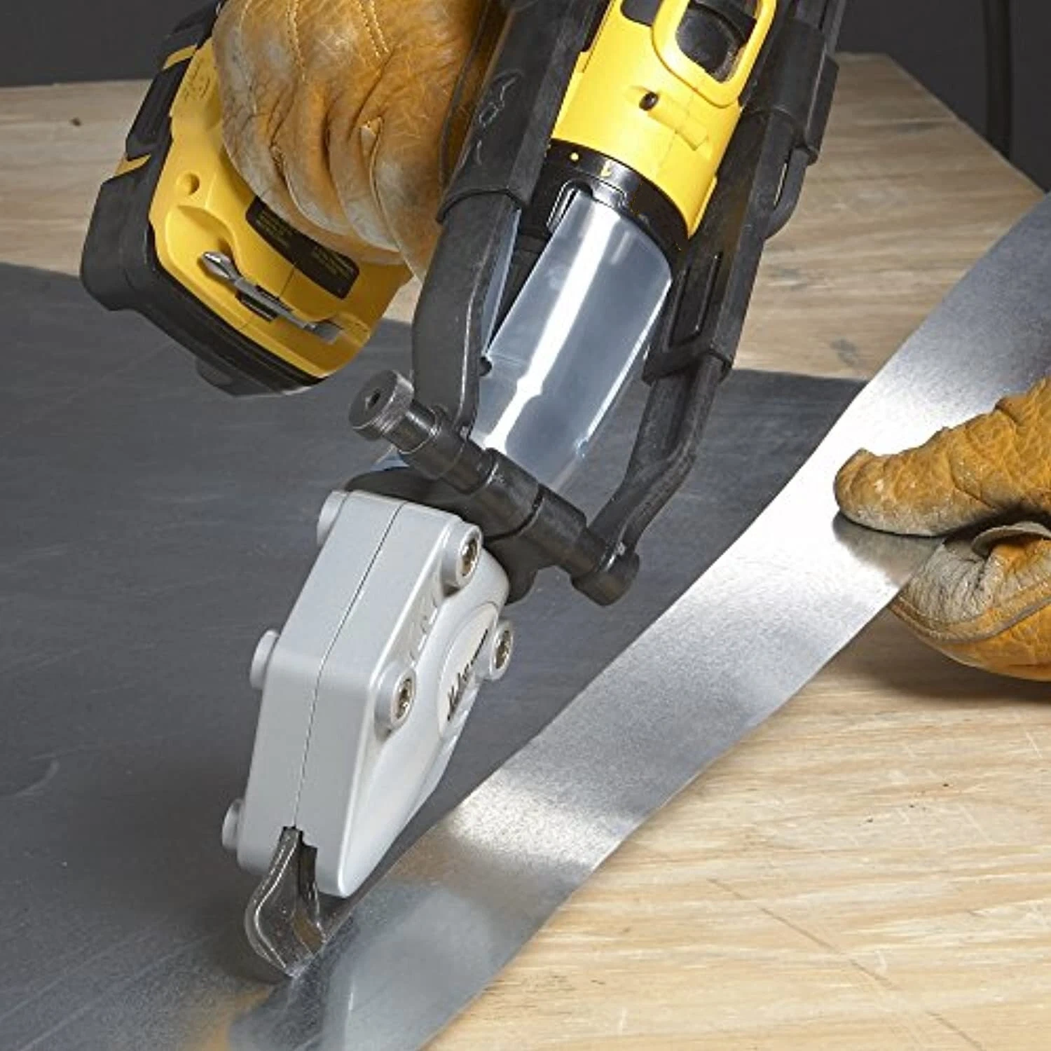 Heavy-Duty Metal Cutting Drill Attachment Shear