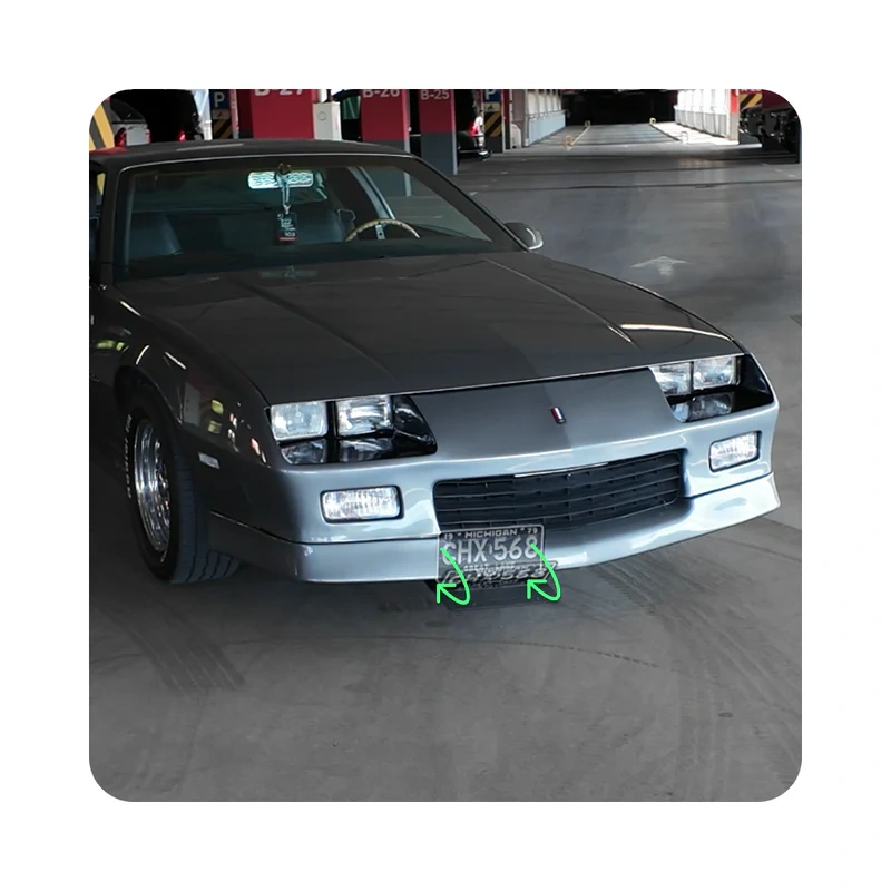 Motorized Sliding License Plate Frame - US Standard Single Kit