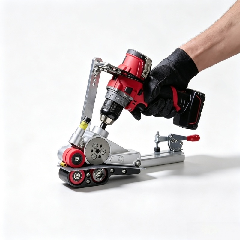 Laser Guided Sheet Metal Cutting Attachment