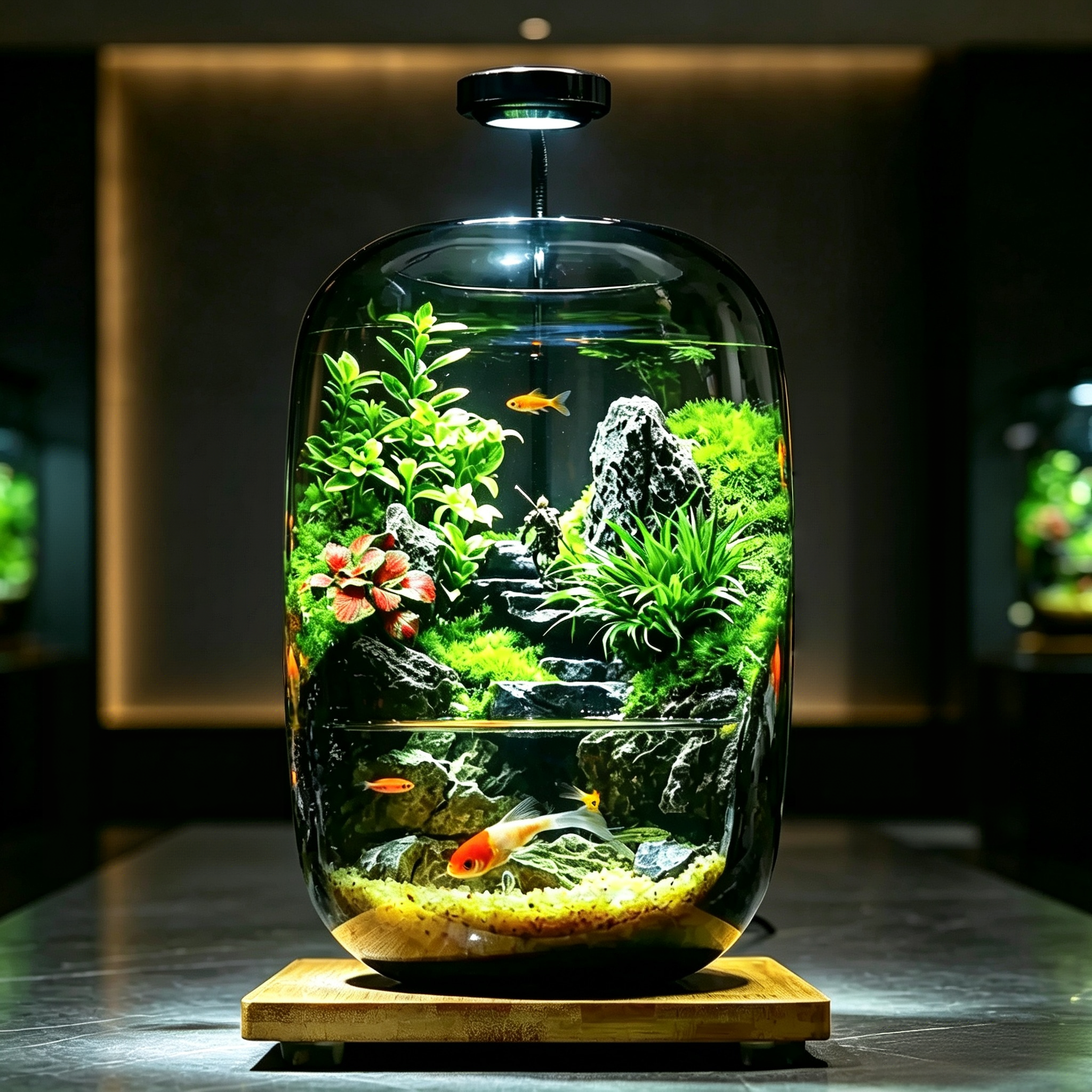 🌿 Moss Cloud Aquarium Decor
