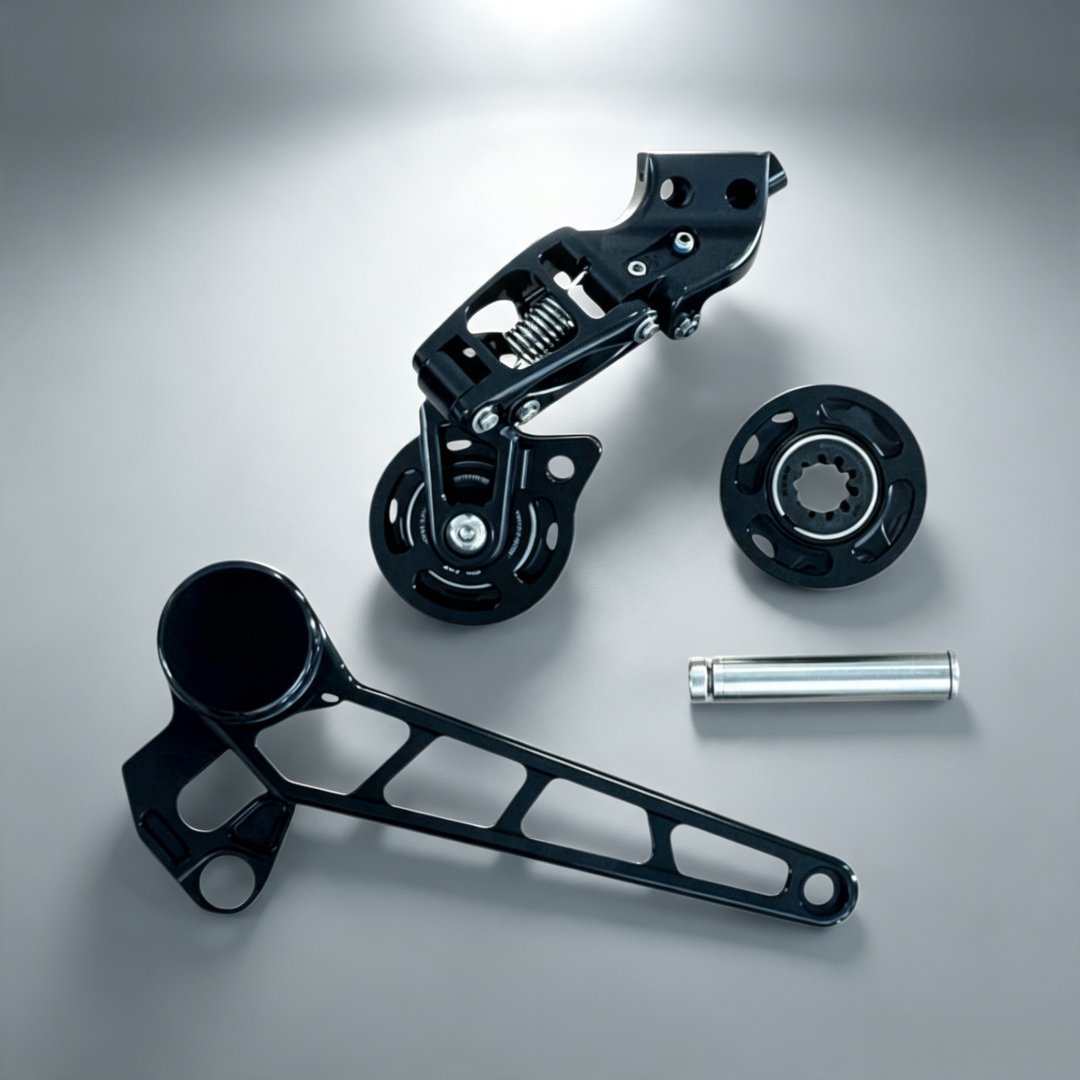 Lightweight CNC Bicycle Tensioner and Derailleur Upgrade Kit