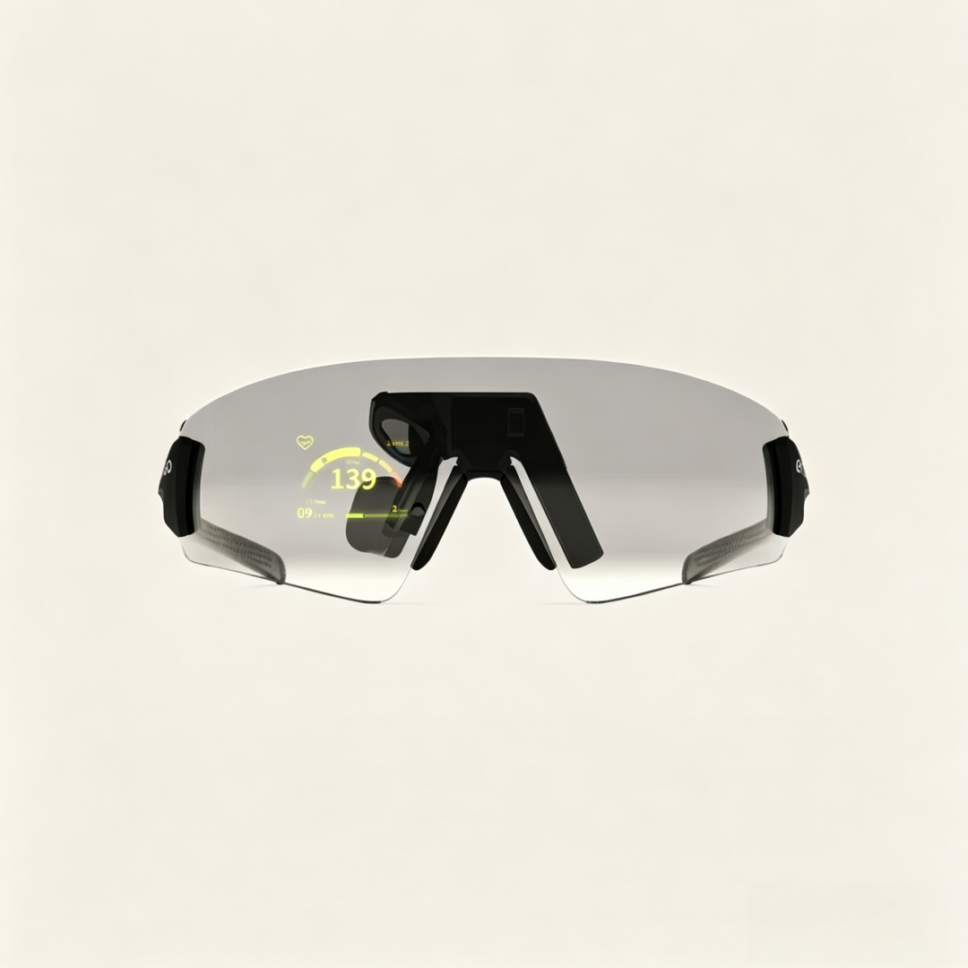Smart HUD Sports Glasses with Photochromic Lens & Real-Time Data Display