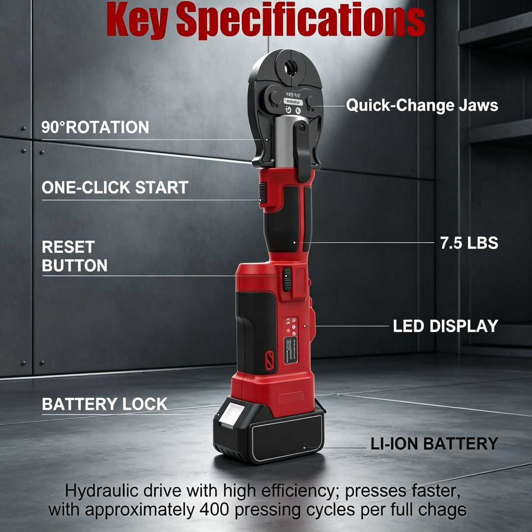 Cordless Copper Pipe Crimping Tool