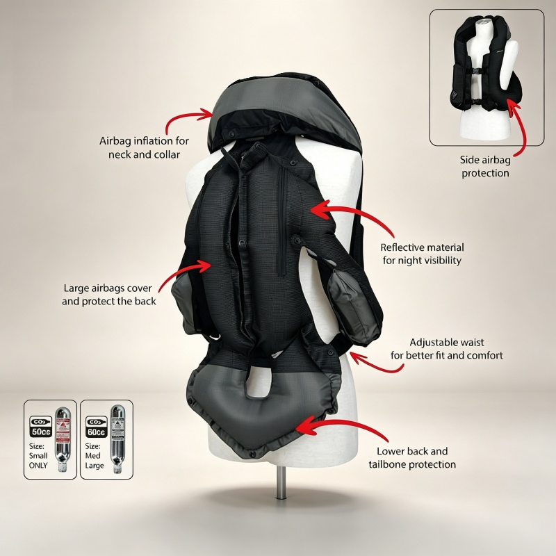 Motorcycle Airbag Safety Vest