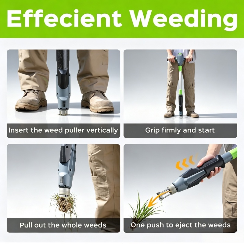 Cordless Electric Weed Puller Tool