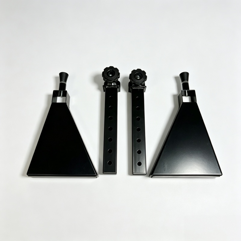 Trailer Mounting System — Adjustable Wheel Chock