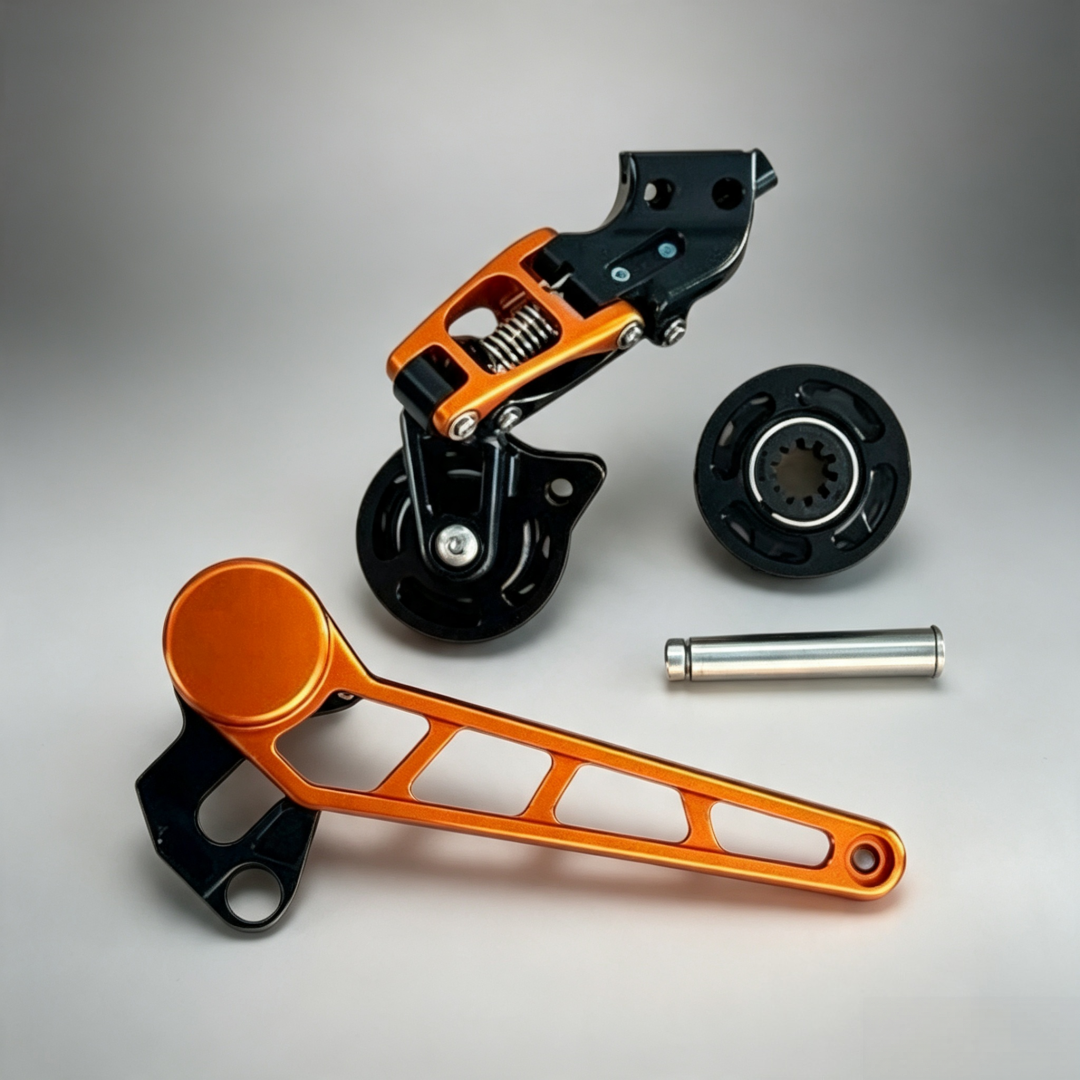 Lightweight CNC Bicycle Tensioner and Derailleur Upgrade Kit