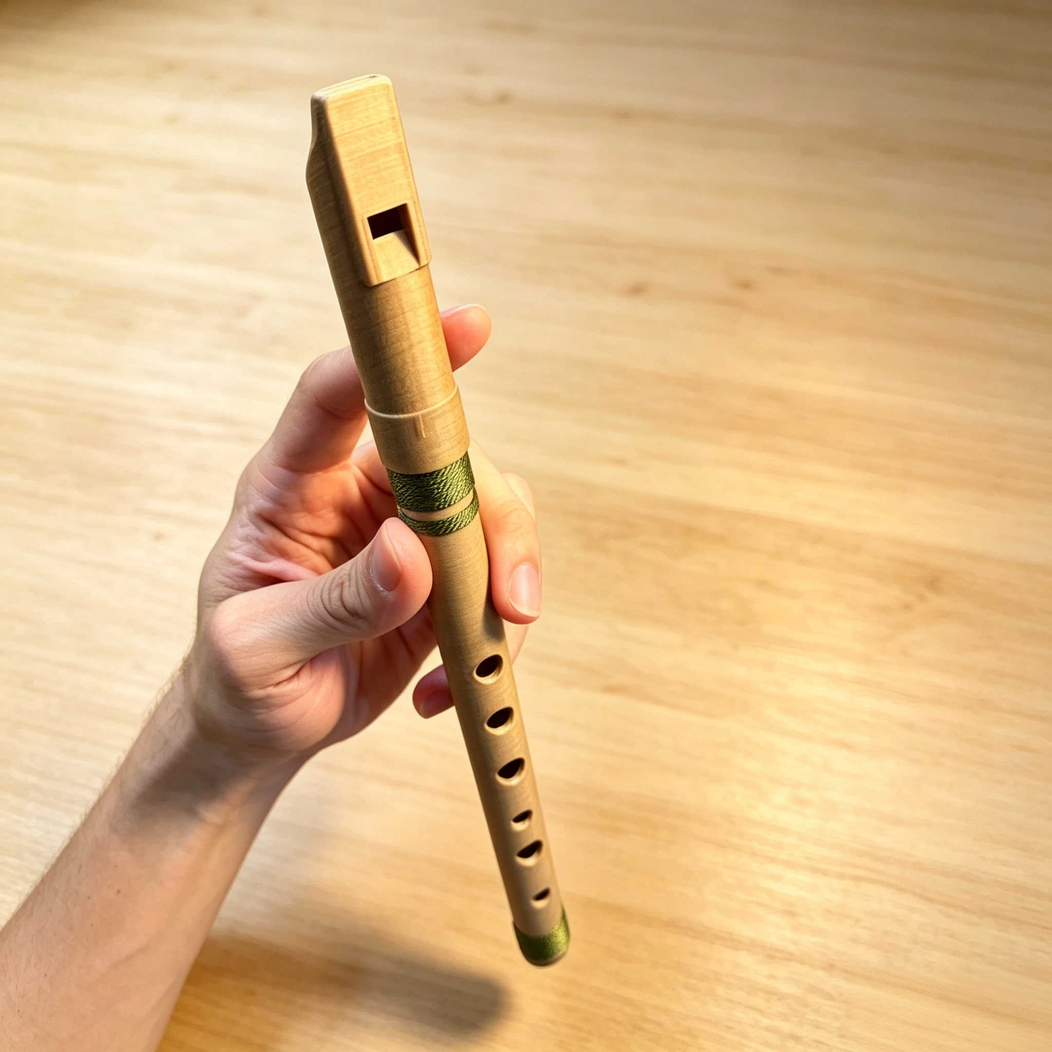 Handcrafted Hybrid Material Penny Whistle