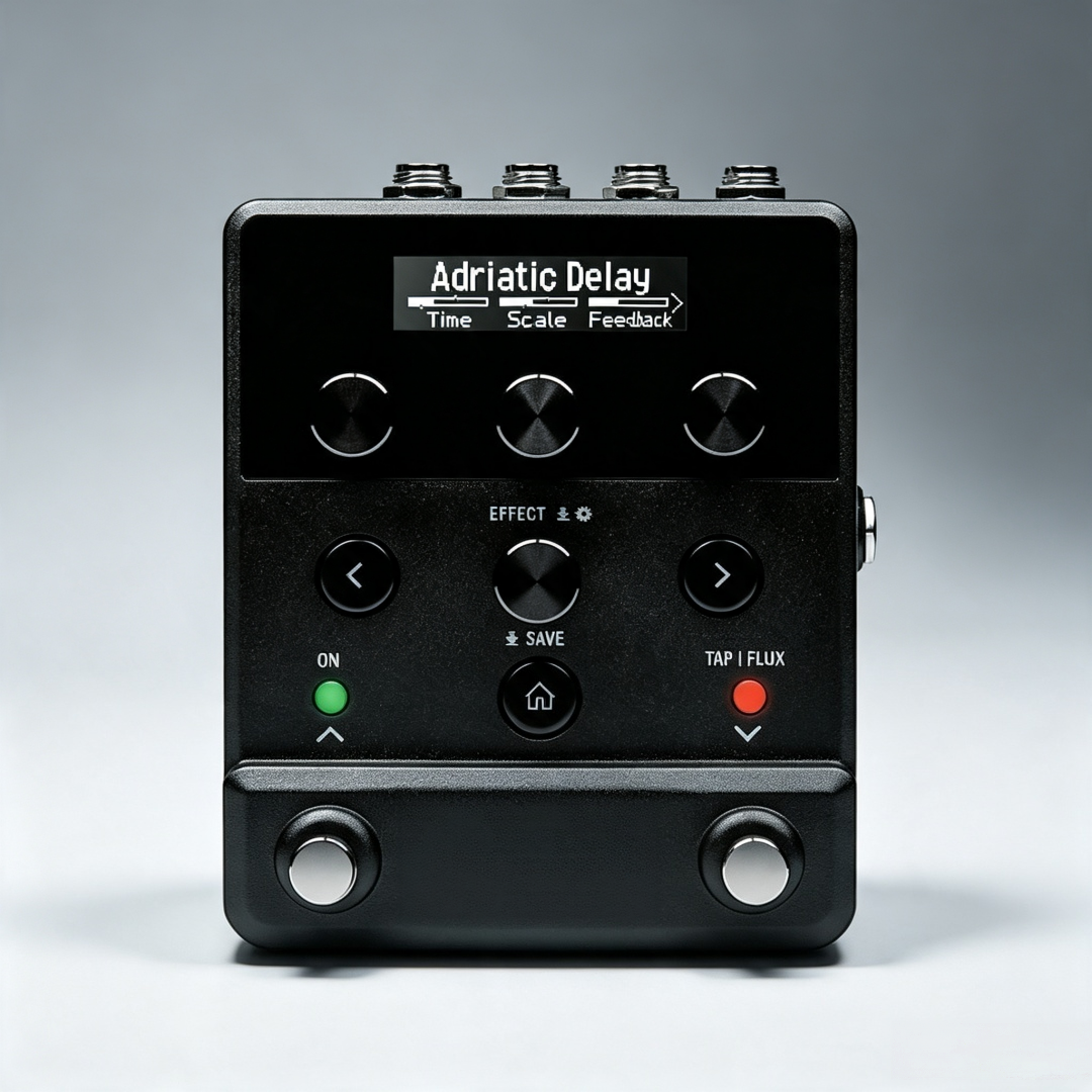 Compact Guitar Multi Effects Pedal with Presets & MIDI Control
