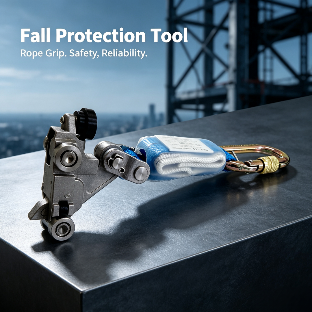 Rigid Vertical Fall Arrester – 150 kg Capacity, Ladder‑Mount Safety Device