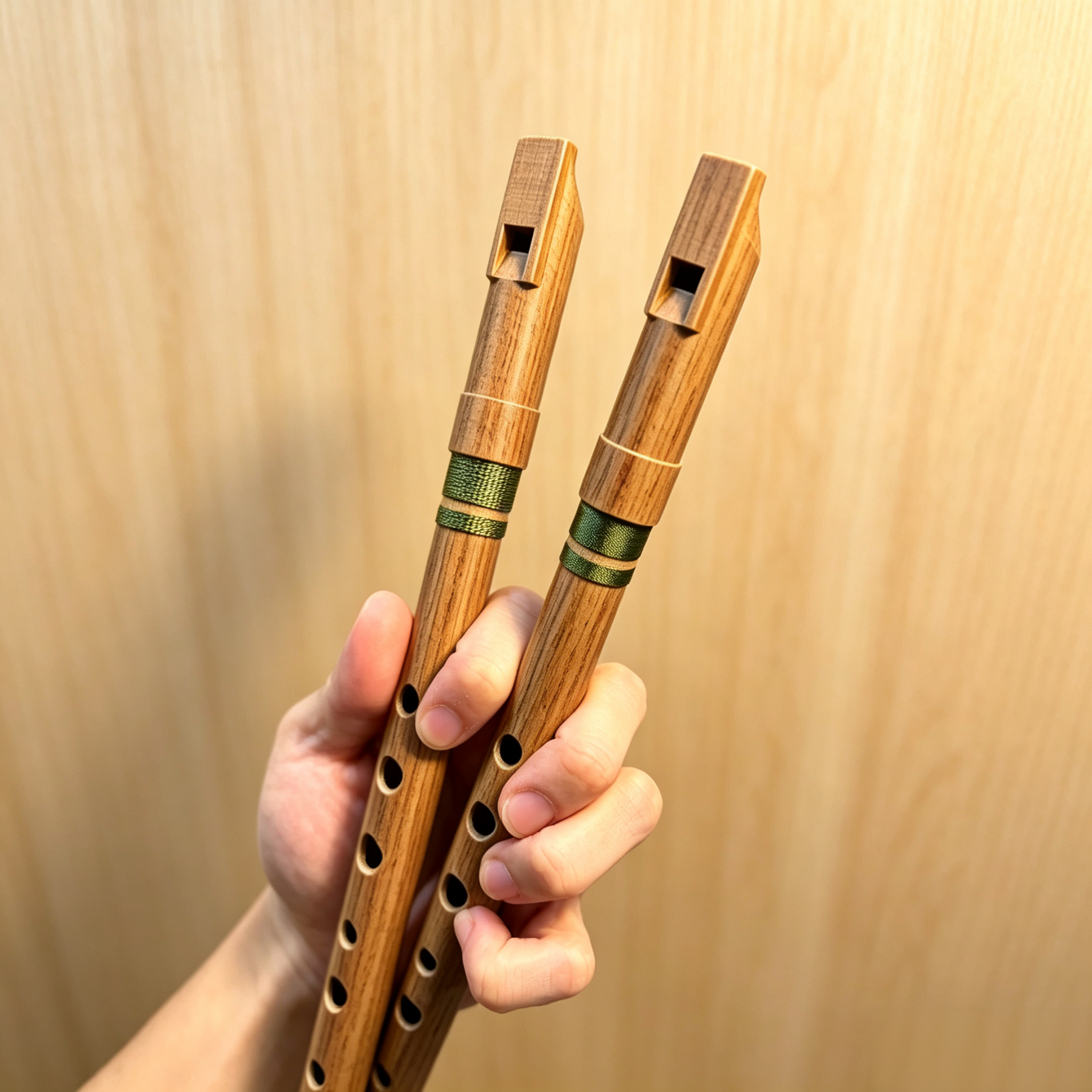 Handcrafted Hybrid Material Penny Whistle