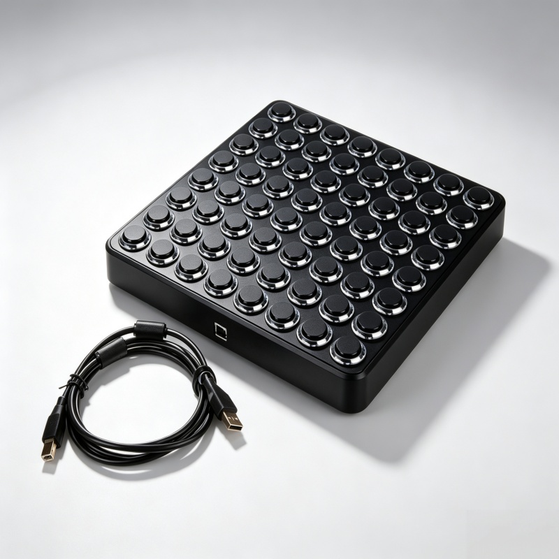 64-Button USB MIDI Performance Controller 🎛️🎵