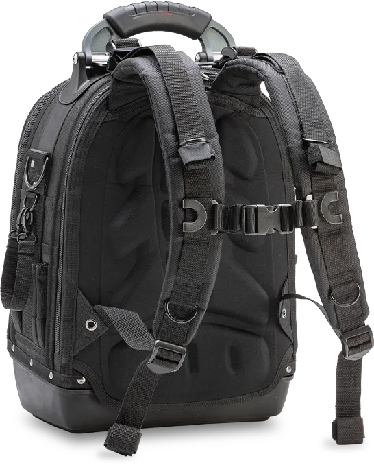 Adjustable Deep Capacity Zippered Tool Backpack Case