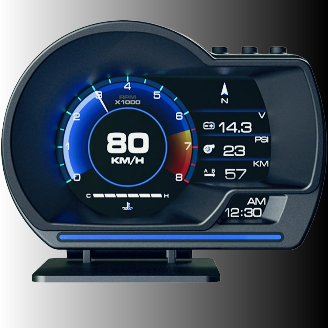 Smart Car Performance Display with Real-Time Vehicle Data