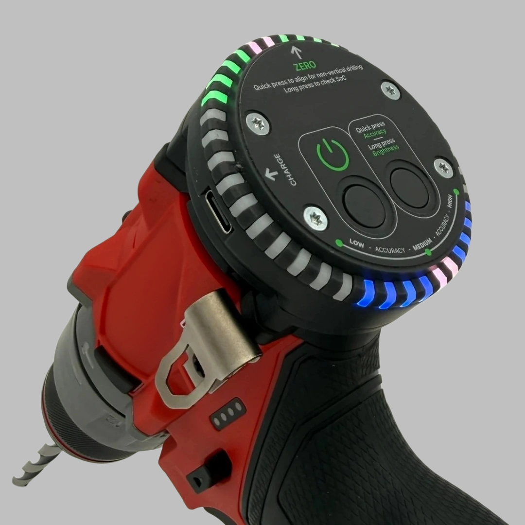 Smart Drill Alignment Guide with LED Indicator