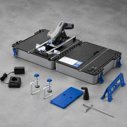 Portable Cutting Workstation – 4-in-1 Saw Station with 12V Brushless Circular Saw